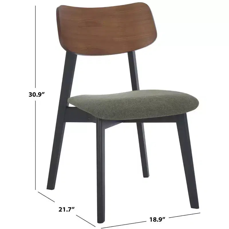Chaise de salle à manger en bois Divya (lot de 2) - SFV6710 - Safavieh Couture