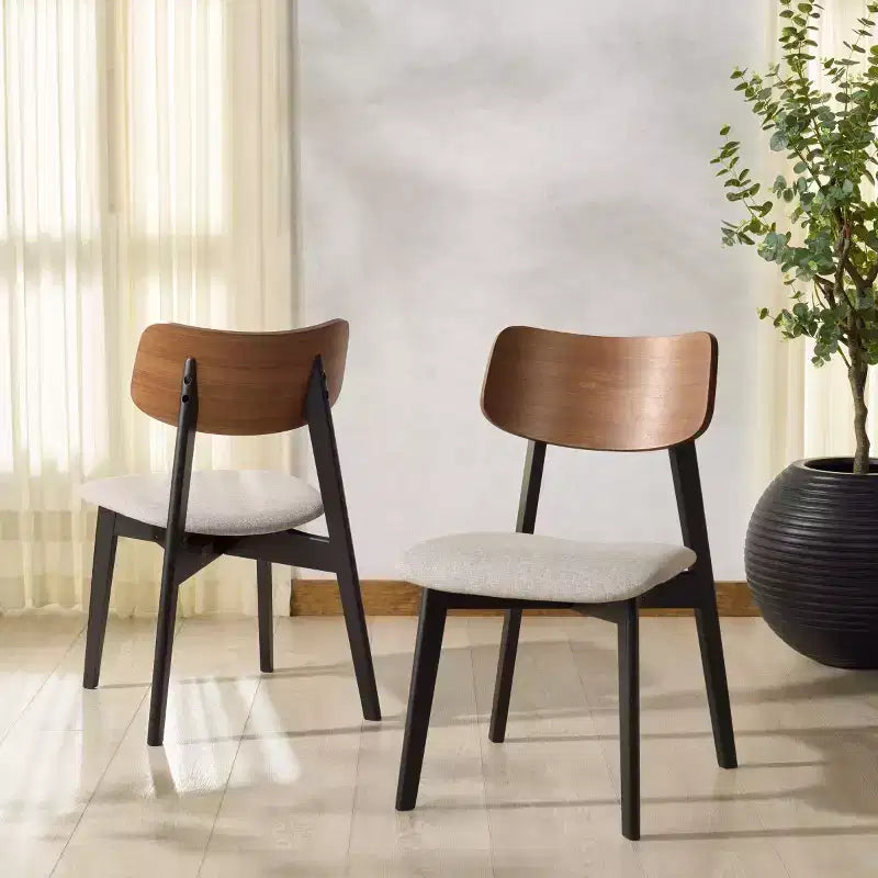 Chaise de salle à manger en bois Divya (lot de 2) - SFV6710 - Safavieh Couture
