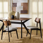 Chaise de salle à manger en bois Divya (lot de 2) - SFV6710 - Safavieh Couture