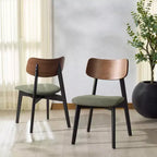 Chaise de salle à manger en bois Divya (lot de 2) - SFV6710 - Safavieh Couture
