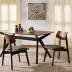Chaise de salle à manger en bois Divya (lot de 2) - SFV6710 - Safavieh Couture