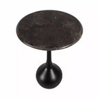 Table d'appoint en marbre pour la décoration intérieure - Petite table décorative pour table de chevet de chambre à coucher et décoration de salon