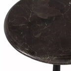 Table d'appoint en marbre pour la décoration intérieure - Petite table décorative pour table de chevet de chambre à coucher et décoration de salon