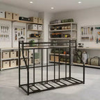 Support de rangement pour vélos de garage, support de rangement pour 4 vélos, support de rangement pour vélos d'intérieur, station de rangement pour équipements sportifs