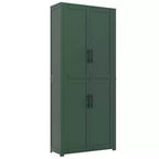 MAYEERTY 67x28x15 pouces Meuble de Rangement sur Pied en Grain de Bois Blanc avec 4 Portes en Bois Massif pour Salon