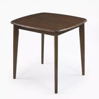 Table de comptoir carrée moderne en bois d'hévéa Lukas par Christopher Knight Home avec bord incurvé
