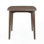 Table de comptoir carrée moderne en bois d'hévéa Lukas par Christopher Knight Home avec bord incurvé