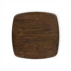 Table de comptoir carrée moderne en bois d'hévéa Lukas par Christopher Knight Home avec bord incurvé