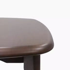 Table de comptoir carrée moderne en bois d'hévéa Lukas par Christopher Knight Home avec bord incurvé