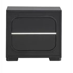 Passion Furniture Wave Wenge 2-Drawer 28 in. W Nightstand