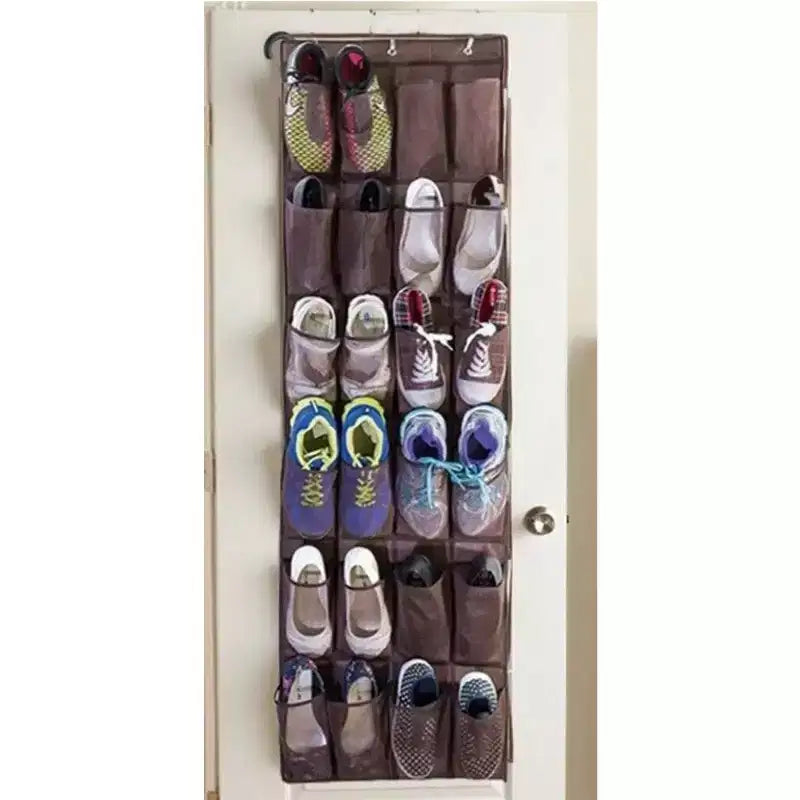 Organisateur de chaussures 24 poches à suspendre derrière une porte Collection Maison