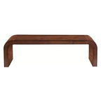 Table basse Christopher Knight Home Arden, moderne, avec cascade et bords incurvés