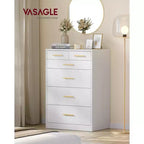 VASAGLE Collection Custos - Commode de chambre, Meuble de rangement pour dressing, Style moderne, Meuble TV pour salon, 6 tiroirs