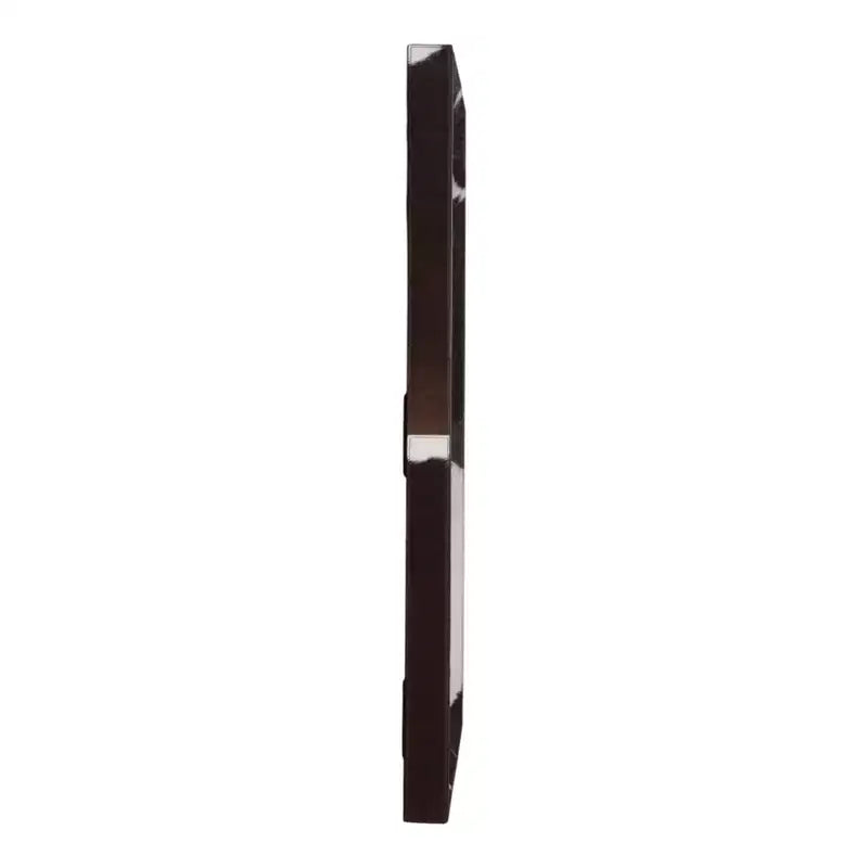 Miroir moderne pleine longueur avec cadre imprimé vache - Miroir mural décoratif pour salle de bain, chambre à coucher, salon ou couloir - 23, marron et blanc