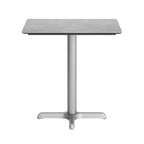 Plateau de table d'intérieur/extérieur Flash Furniture Acadia avec technologie HPL TopGuard et base de table de bistro en fonte
