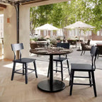 Plateau de table Flash Furniture Acadia avec technologie HPL TopGuard et base de hauteur de table