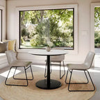 Plateau de table Flash Furniture Acadia avec technologie HPL TopGuard et base de hauteur de table