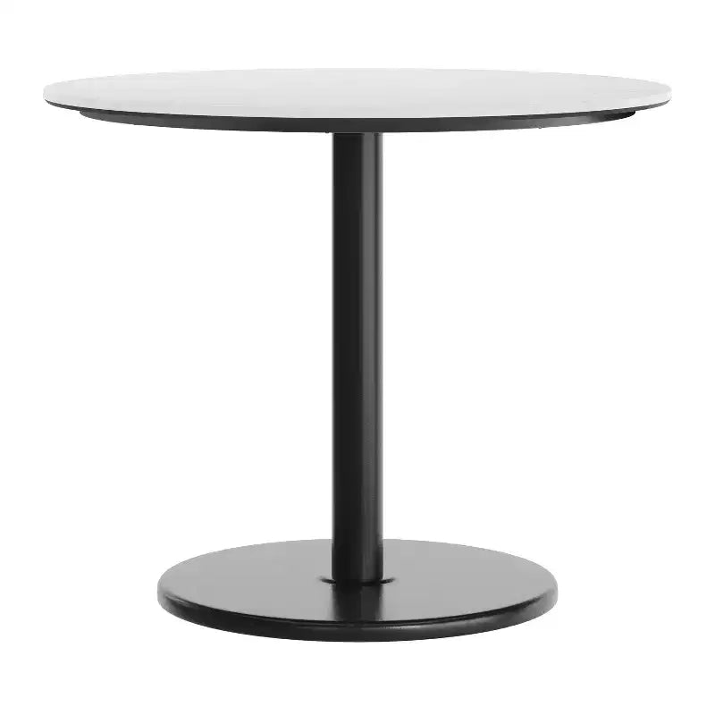 Plateau de table Flash Furniture Acadia avec technologie HPL TopGuard et base de hauteur de table
