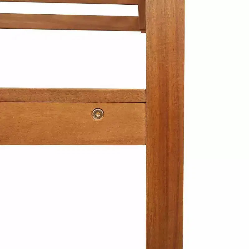 vidaXL Salon de jardin en acacia massif et polyester Naturel