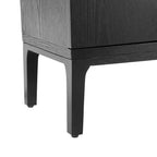 Christopher Knight Home Andy buffet moderne à 4 portes de 150 cm avec pieds en bois d'hévéa