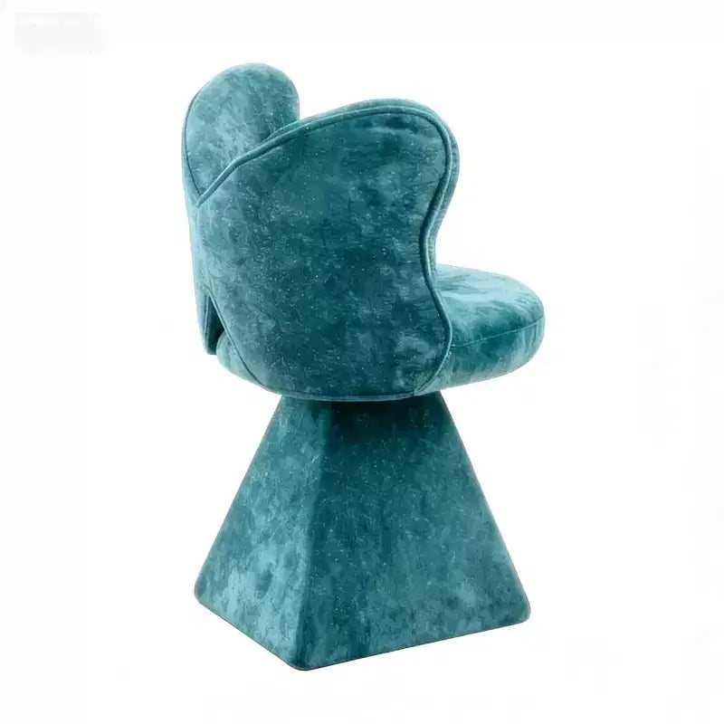 Chaise de vanité élégante Whisen avec dossier papillon, Chaise de coiffeuse moderne, Tabouret de maquillage, Chaise pivotante d'appoint, Chaises de salle à manger