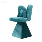 Chaise de vanité élégante Whisen avec dossier papillon, Chaise de coiffeuse moderne, Tabouret de maquillage, Chaise pivotante d'appoint, Chaises de salle à manger