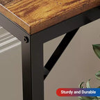 COZONY 39 Table d'entrée étroite avec ports USB, Console industrielle avec station de charge pour couloir, salon