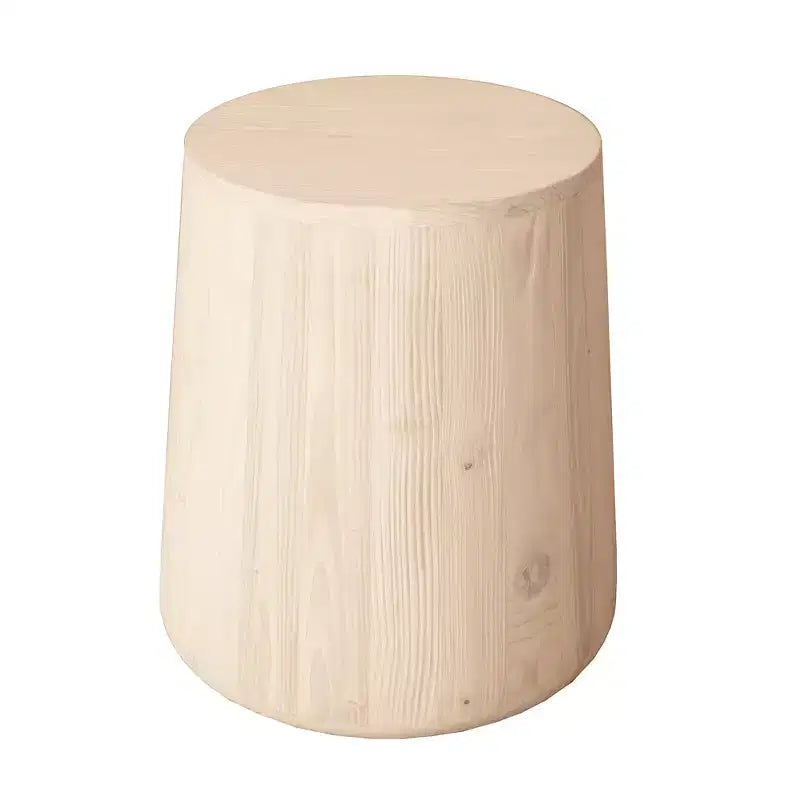 HomeRoots 18 Natural Solid Wood Round End Table