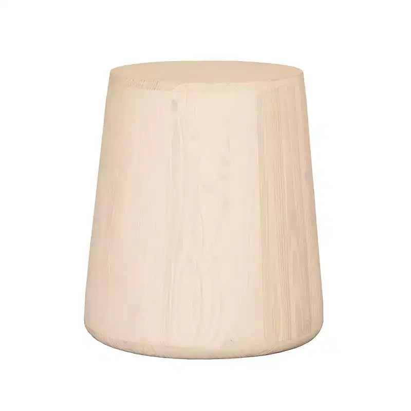 Table d'appoint ronde HomeRoots 18 en bois massif naturel