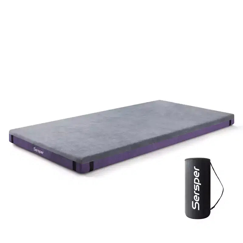 Matelas d'extérieur Sersper 4 pouces pour camping et VR avec poche latérale, imperméable, portable, pliant