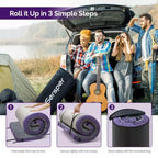 Matelas d'extérieur Sersper 4 pouces pour camping et VR avec poche latérale, imperméable, portable, pliant