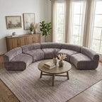 Christopher Knight Home Alan Canapé d'angle modulable incurvé rembourré 5 places 136,84