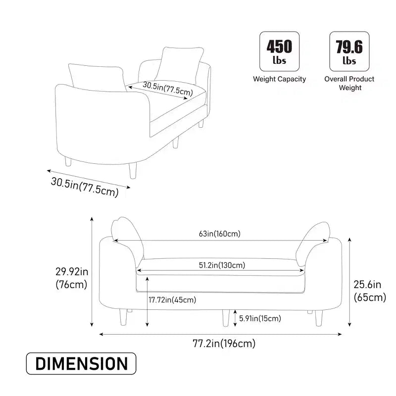 Banc rembourré, bout de lit rembourré en chenille, chaise longue, banc d'entrée minimaliste, repose-pieds avec coussin moelleux et oreiller - ModernLuxe