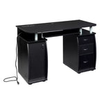 Karlhome Bureau informatique 45 pouces avec 3 tiroirs