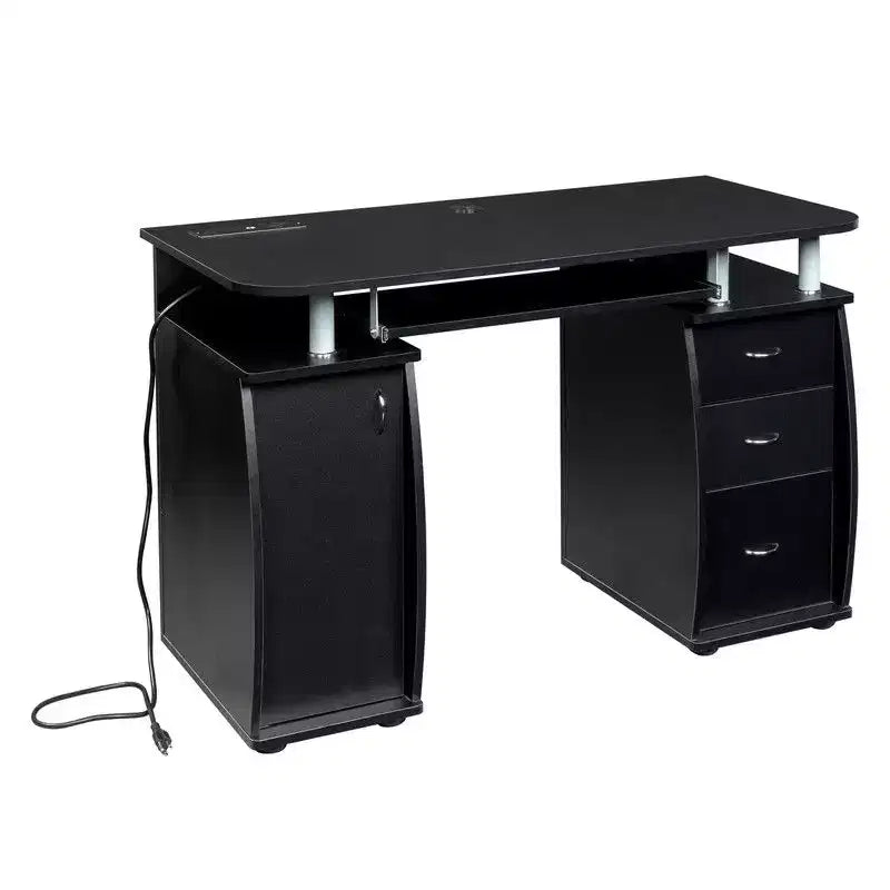 Karlhome Bureau informatique 45 pouces avec 3 tiroirs