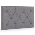 Costway Upholstered Headboard for Twin Size Bed w/ Fabric Upholstery Adjustable Height