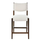Tabourets de bar rembourrés GDFStudio Dallas Modern en bois d'hévéa (lot de 2)