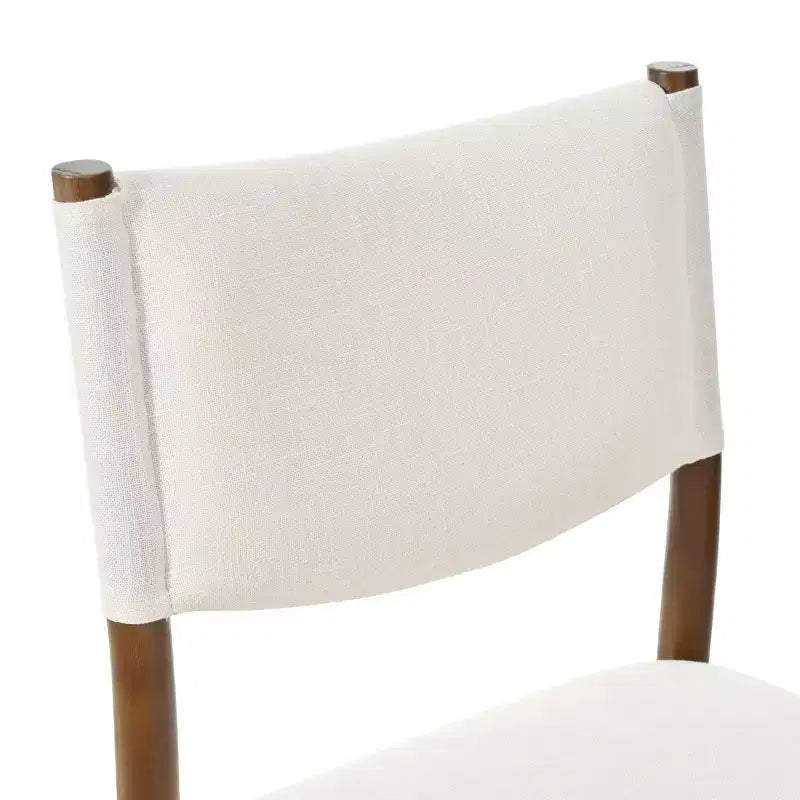 Tabourets de bar rembourrés GDFStudio Dallas Modern en bois d'hévéa (lot de 2)