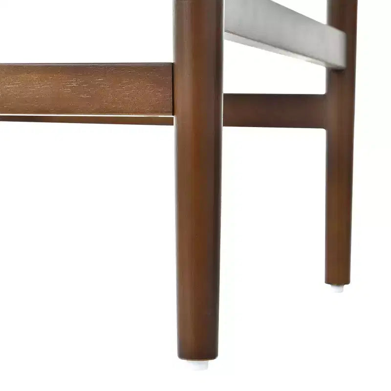 Tabourets de bar rembourrés GDFStudio Dallas Modern en bois d'hévéa (lot de 2)