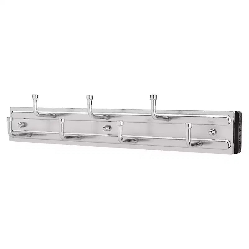 Rev-A-Shelf 12 Pull Out Closet Organization Rack for Belts, Ties and Scarves, Accessories Storage Hanger with Mounting Hardware, Chrome, BRC-12CR