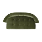 Banc causeuse capitonné avec accoudoirs Jared Jennifer Taylor Home
