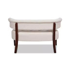 Banc causeuse capitonné avec accoudoirs Jared Jennifer Taylor Home