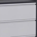 AOBABO Armoire de rangement à dossiers en acier verrouillable avec étagères réglables et roulettes pour l'organisation à la maison, à l'école, au bureau et dans le garage, Noir