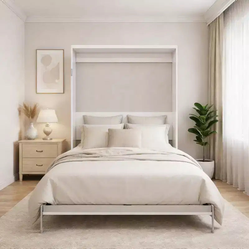 GDFStudio Heloise Modern Wood Murphy Wall Bed
