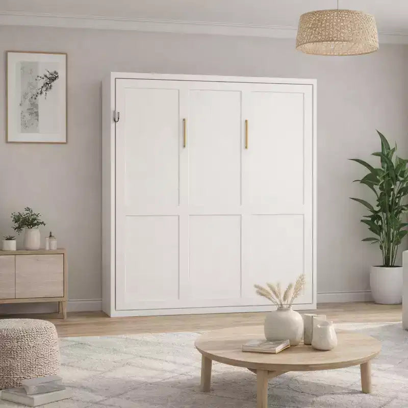 Lit mural escamotable en bois moderne Heloise GDFStudio