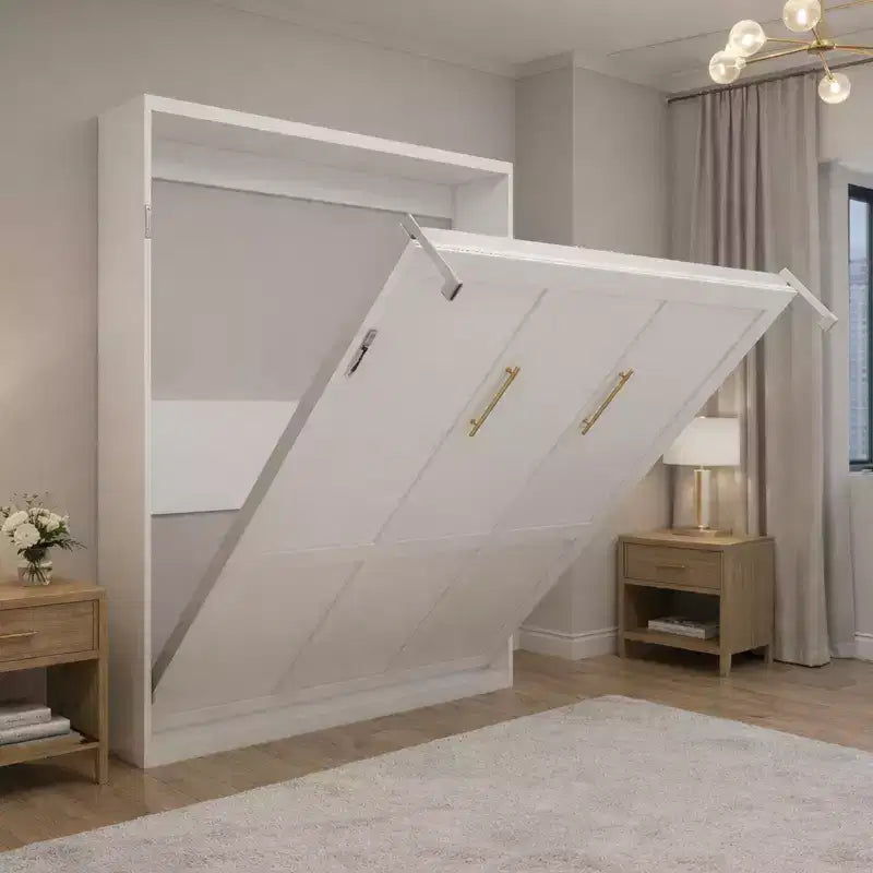 Lit mural escamotable en bois moderne Heloise GDFStudio