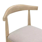 Christopher Knight Home Robert Ensemble de 3 chaises de salle à manger style ferme en bois d'hévéa rembourrées, hauteur comptoir, avec table cannelée