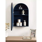 Meuble de rangement pour coiffeuse avec miroir Kate and Laurel Arcott