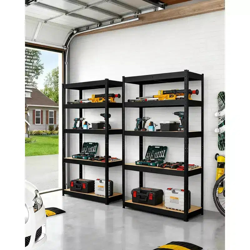Étagères de rangement robustes, capacité de charge de 900 kg, étagères utilitaires pour garage, entrepôt, cellier