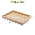 Élégant plateau de rangement à bijoux en marbre naturel, cadeau fête des mères, plateau en marbre véritable pour coiffeuse, salle de bain, décoration intérieure